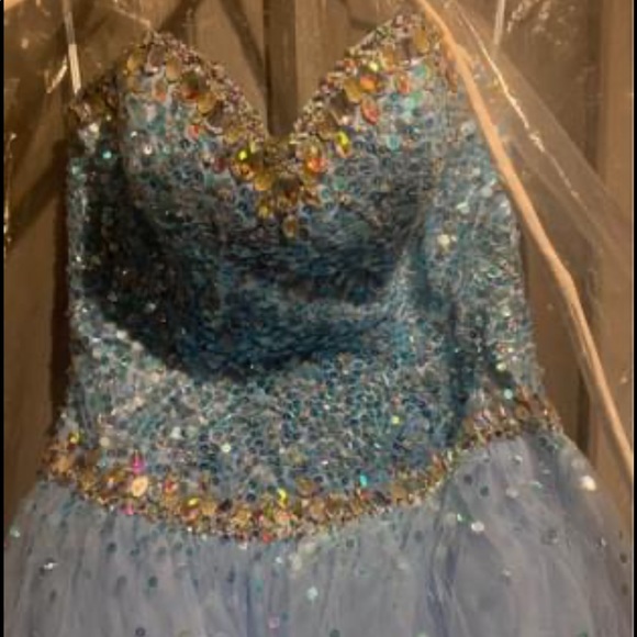 Royal Blue Prom Dress - Picture 2 of 3